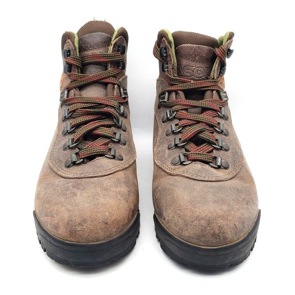 ASOLO Classic Vibram Hiking Boots Brown Suede Leather (Women's US Size 8.5) - Picture 4 of 7